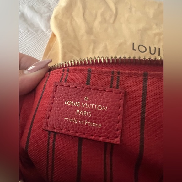 Louis Vuitton Monogram Empreinte Bastille MM- Red - Picture 2 of 12